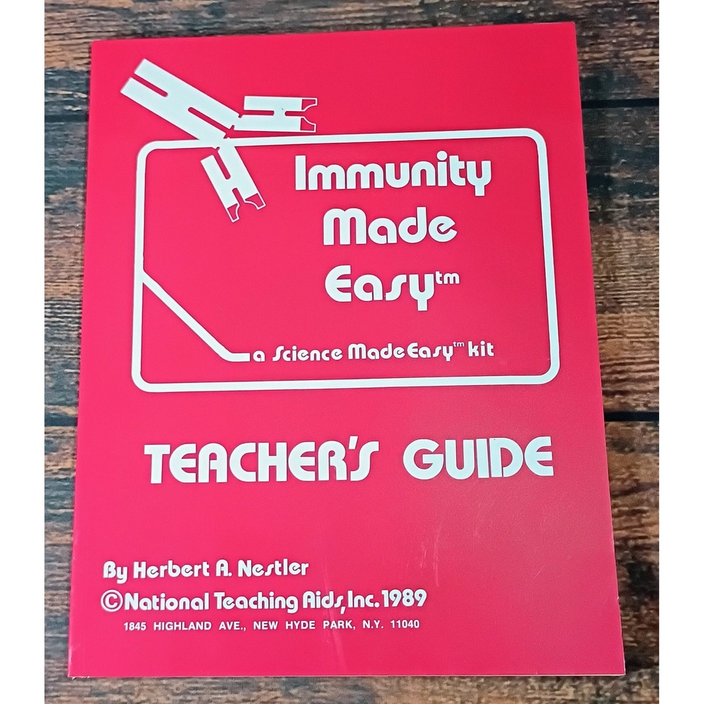 Immunity Made Easy Teacher Guide Herbert Nestler National Teaching Aids 1989